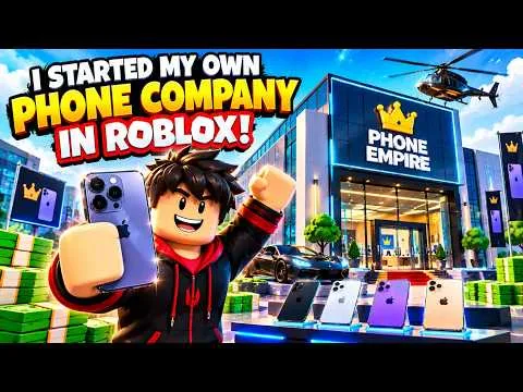 I Started My OWN Phone Company in Roblox! 😱📱