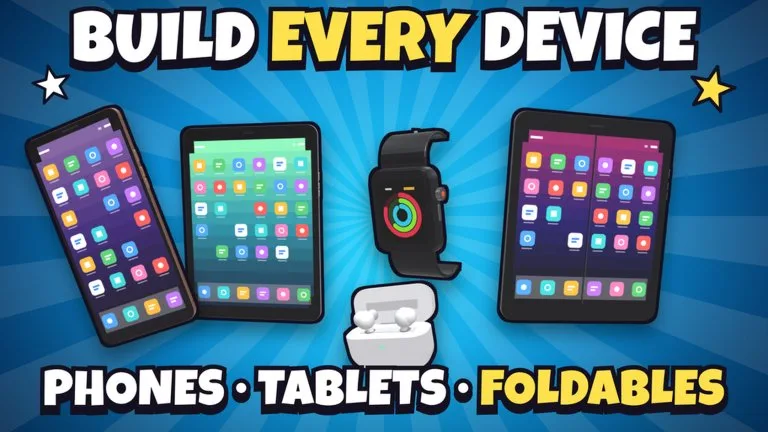 Official Roblox experience thumbnail for Build a Phone Empire